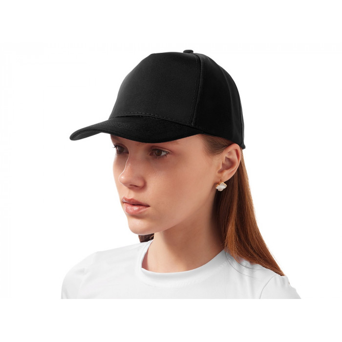 Бейсболка из структурной ткани Fargo, черный