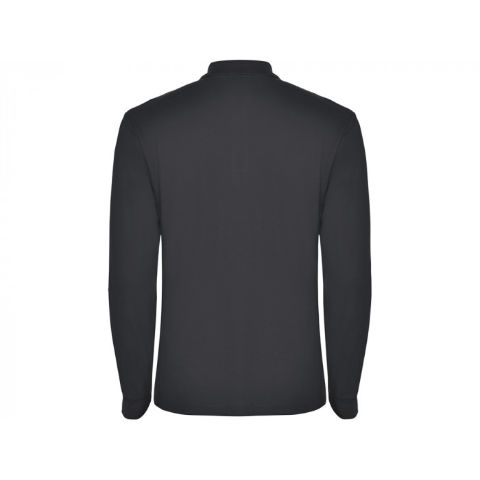 Рубашка поло Estrella мужская с длинным рукавом, графит