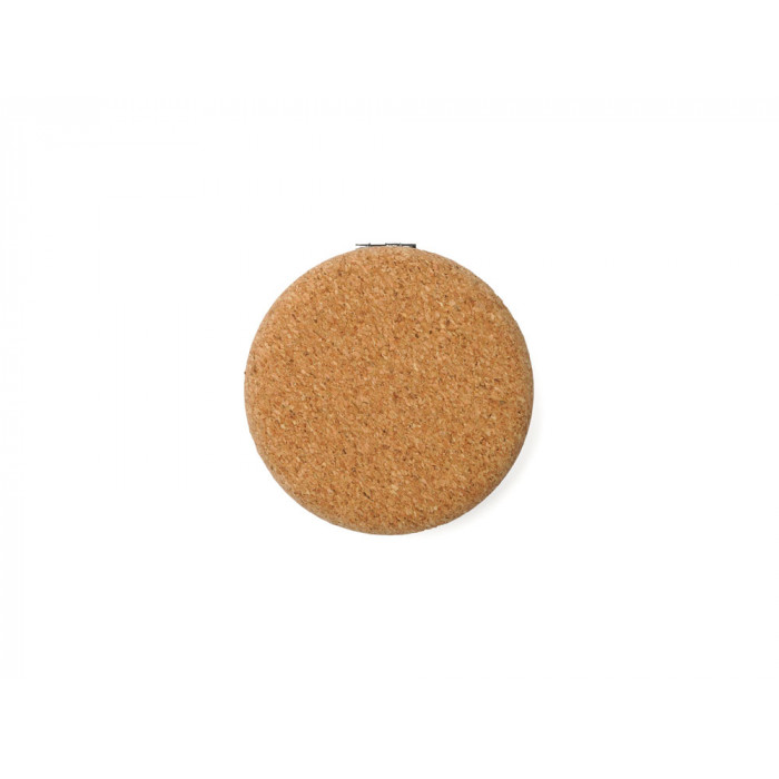 Складное зеркальце BELLE из натуральной пробки и хромированного металла