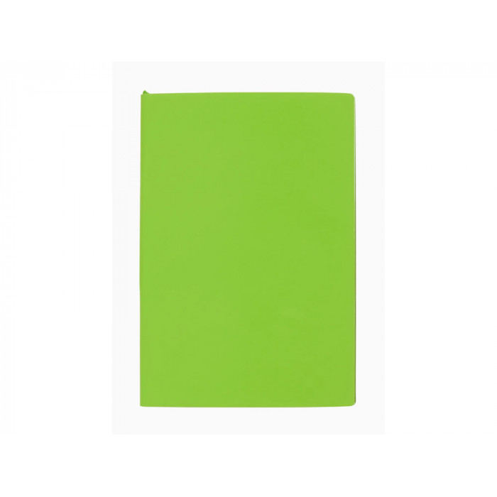 Бизнес-блокнот C1 софт-тач, гибкая обложка, 128 листов, зеленое яблоко