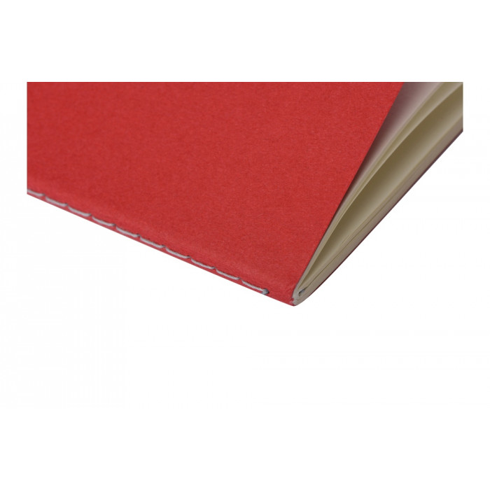 Блокнот A6 Stitch в линейку, красный