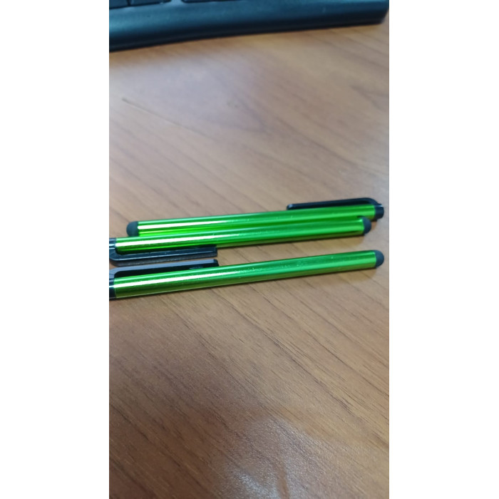 Стилус металлический Touch Smart Phone Tablet PC Universal, зеленое яблоко (Р)