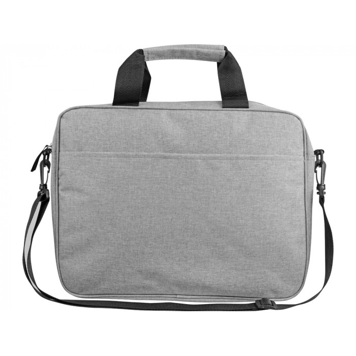 Сумка Брейв для документов и ноутбука 13,3, светло-серый/черный