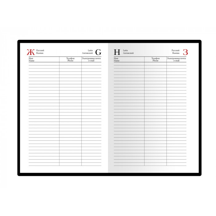 Ежедневник А5 полудатированный Boss, синий