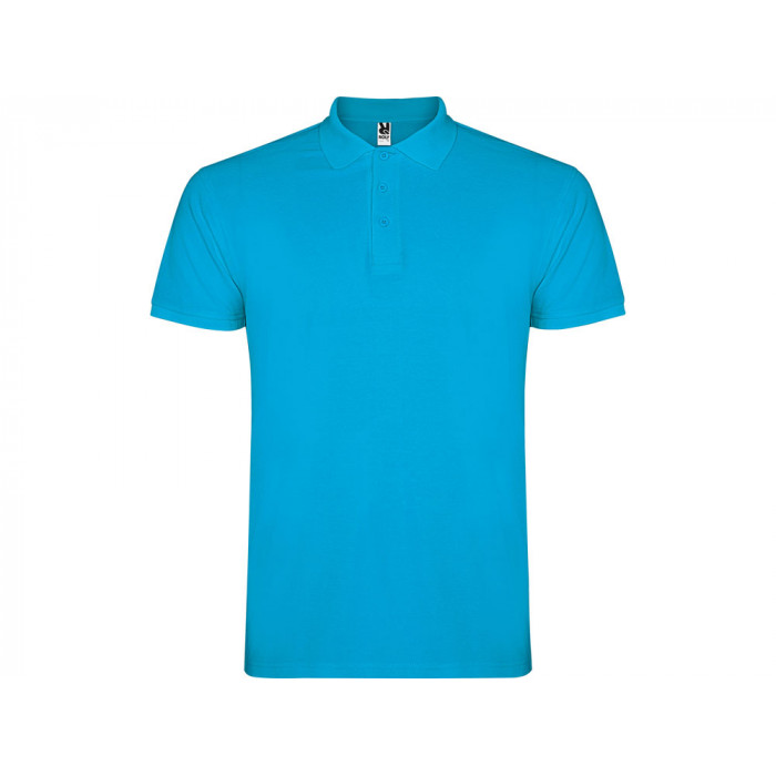 Рубашка поло Star мужская, бирюзовый