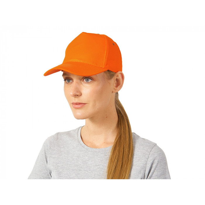 Бейсболка New York 5-ти панельная, оранжевый