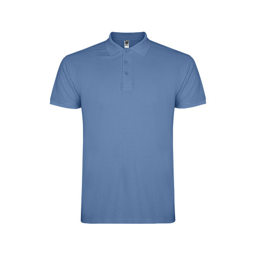 Рубашка поло Star мужская, лазурно-голубой