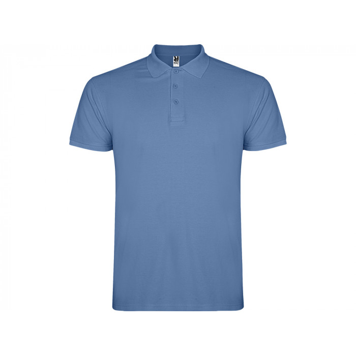 Рубашка поло Star мужская, лазурно-голубой