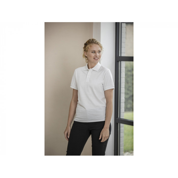 Emerald поло унисекс с коротким рукавом из переработанных материалов Aware™. - Нейви