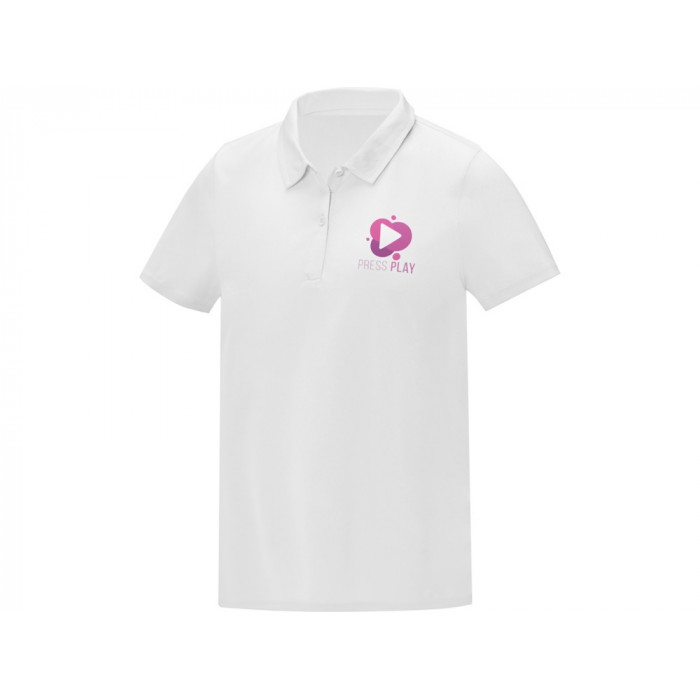 Женская стильная футболка поло с короткими рукавами Deimos, белый