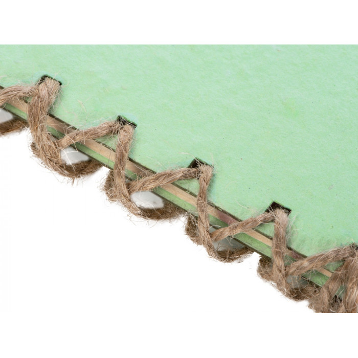 Живой блокнот с семенами цветов, А6, зеленое яблоко