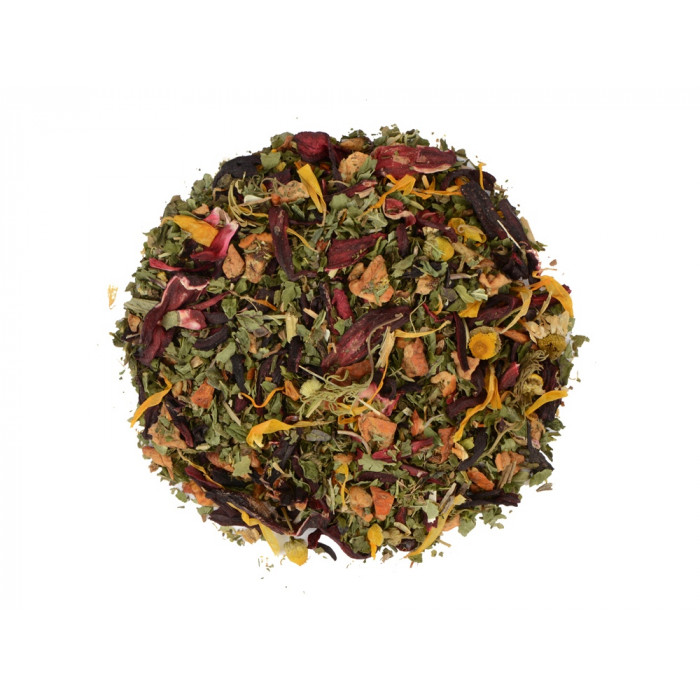 Чай Малина с мятой фруктовый, 70 г. (матовая упаковка)