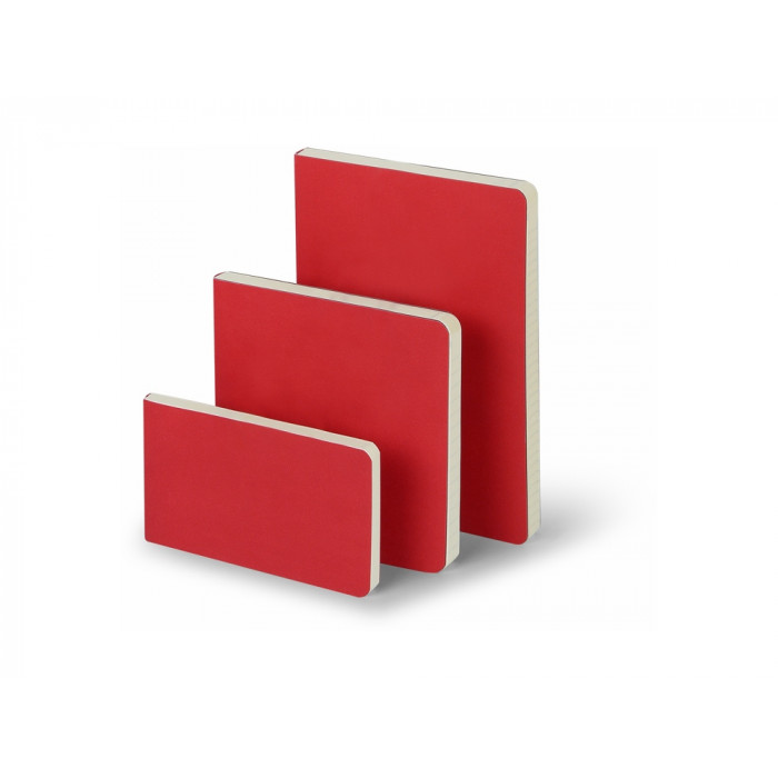 Ежедневник А5 недатированный Megapolis Velvet Flex, красный