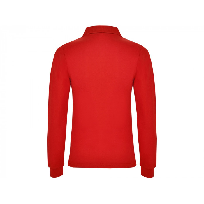 Рубашка поло Estrella женская с длинным рукавом, красный