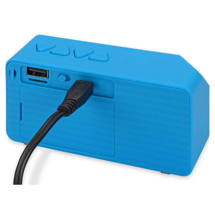 Портативная колонка Bermuda с функцией Bluetooth, голубой