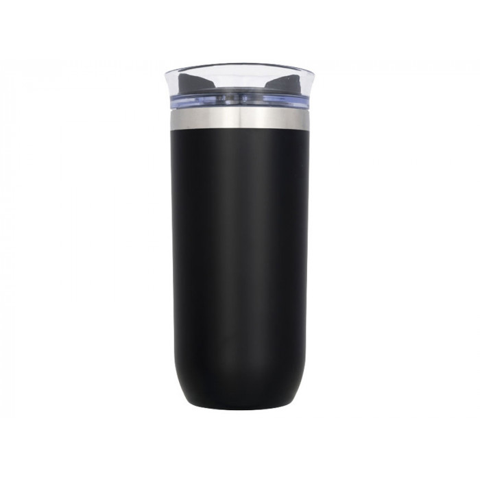 Вакуумная герметичная термокружка Twist, черный