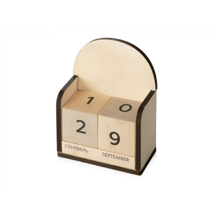 Настольный деревянный вечный календарь
