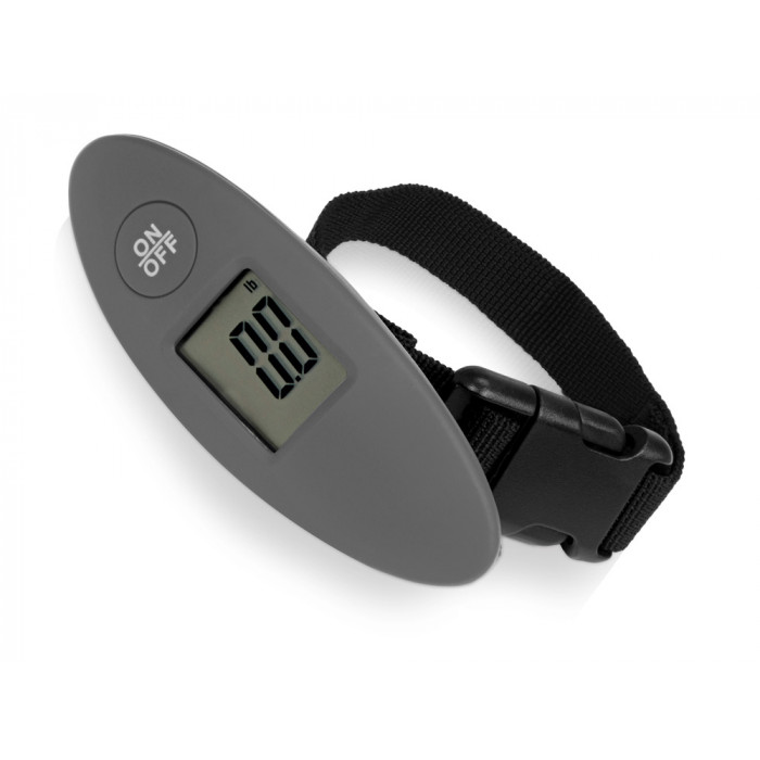 Багажные весы с покрытием soft touch Gravity, серый