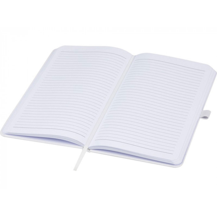 Блокнот Fabianna с мятой бумагой в твердой обложке, белый