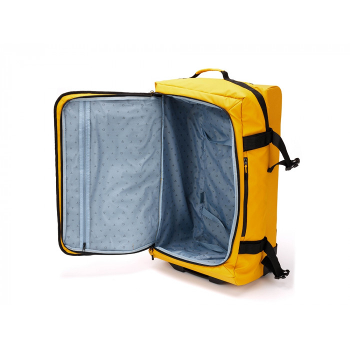 Сумка на колесах TORBER MOBI, желтый, полиэстер 900D с PU покрытием, 70 х 41 х 28,5 см, 81 л