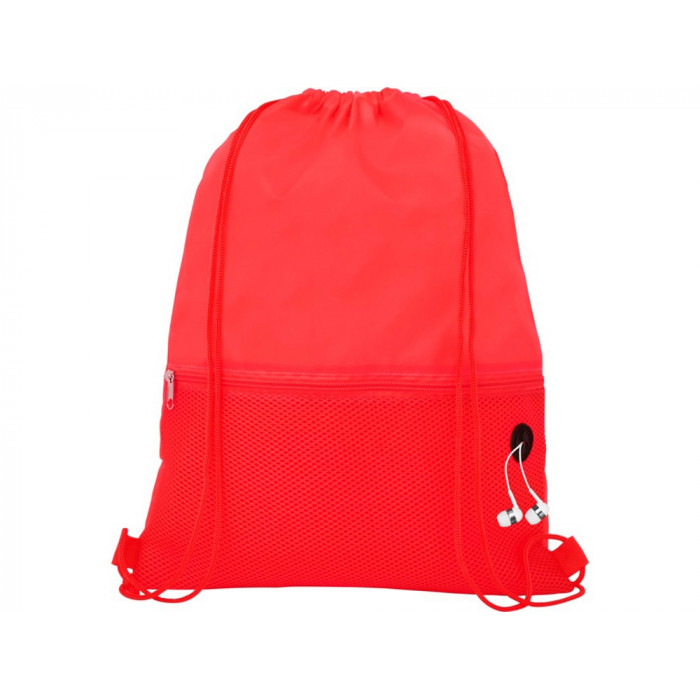 Рюкзак Ole с сетчатым карманом, красный