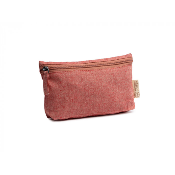Универсальная косметичка REMO из переработанного хлопка, красный