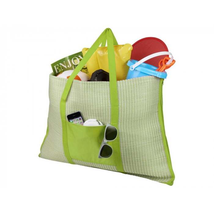 Пляжная складная сумка-тоут и коврик Bonbini, лайм