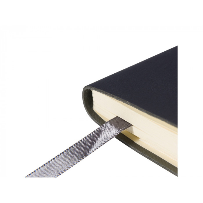 Блокнот А5  City Flex на резинке, темно-синий navy