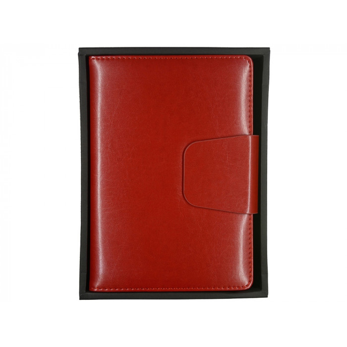 Ежедневник А5 недатированный Prestige, красный