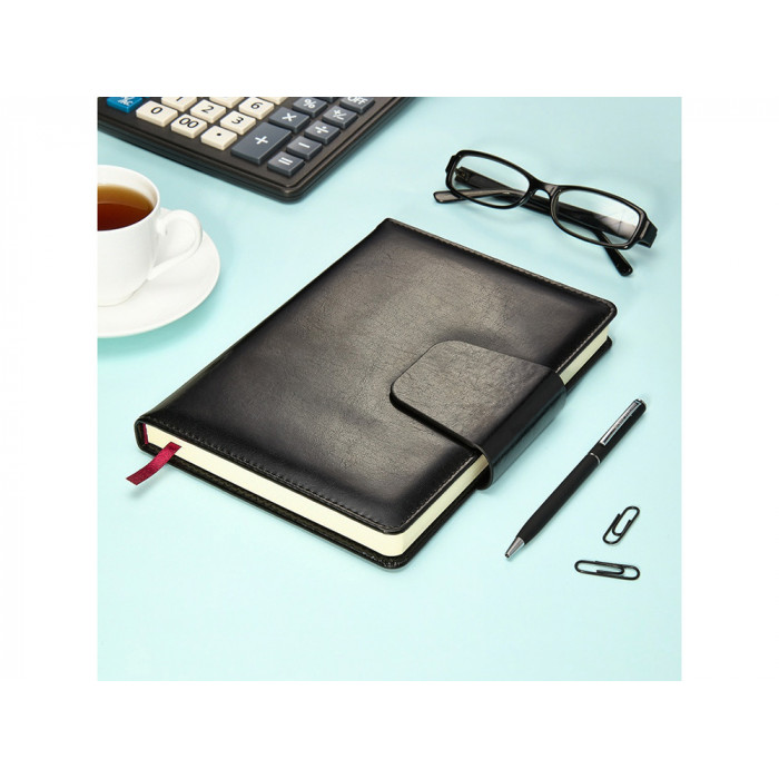 Ежедневник А5 недатированный Prestige, черный