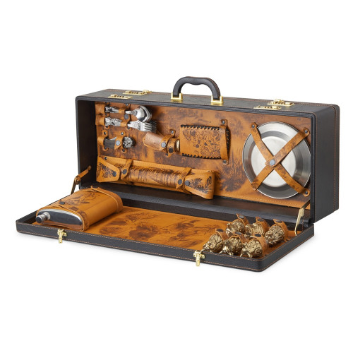 Подарочный набор Королевская охота, коричневый