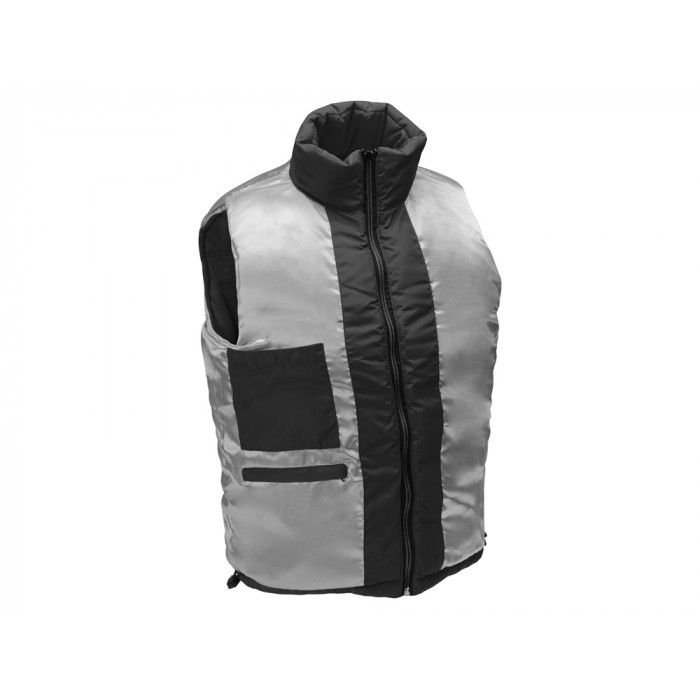 Жилет Vigour женский, черный/стальной