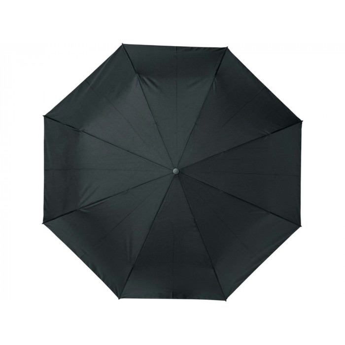 23-дюймовый автоматический зонт Alina из переработанного ПЭТ-пластика, черный