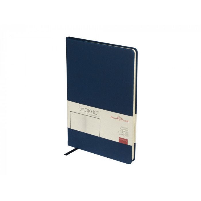 Блокнот А5 Megapolis Velvet, темно-синий
