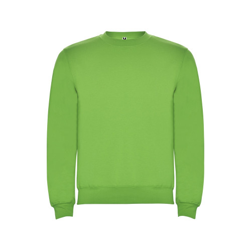 Свитшот с начесом Clasica унисекс, зеленое яблоко