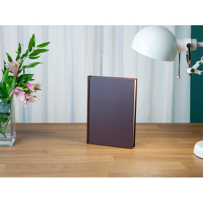 Ежедневник недатированный А5 Ideal New, коричневый