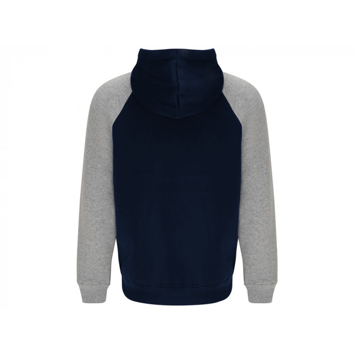 Толстовка с капюшоном Badet мужской, серый меланж/нэйви