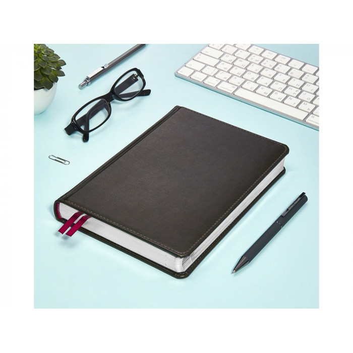 Ежедневник недатированный А5 Parliament, темно-серый