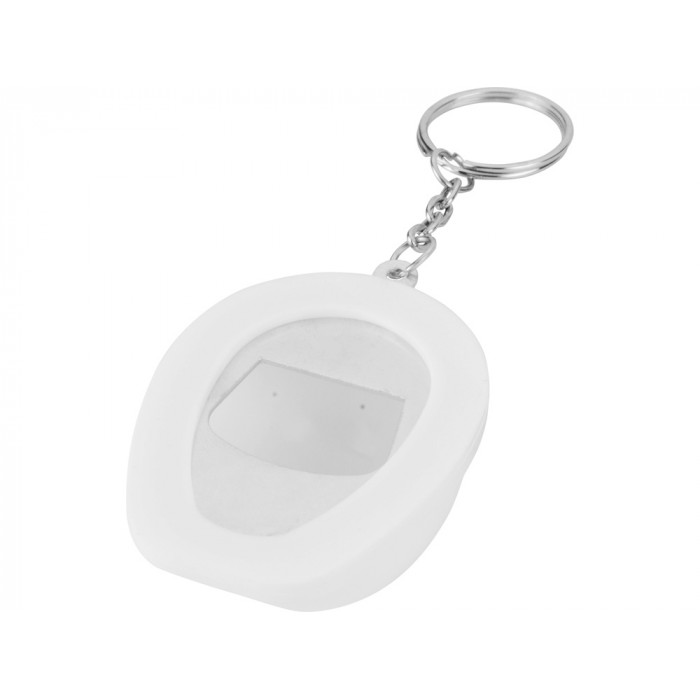 Брелок-открывалка Каска, белый