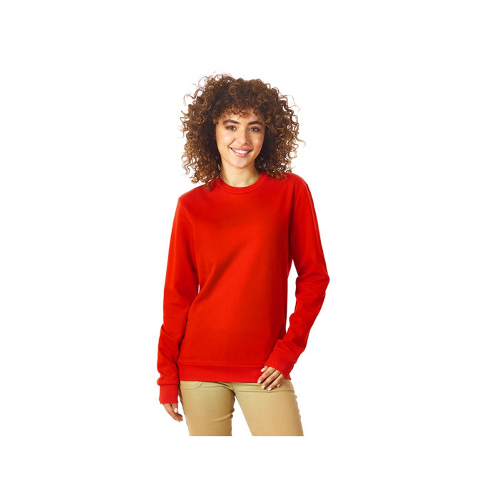 Свитшот Motion унисекс с начесом, красный