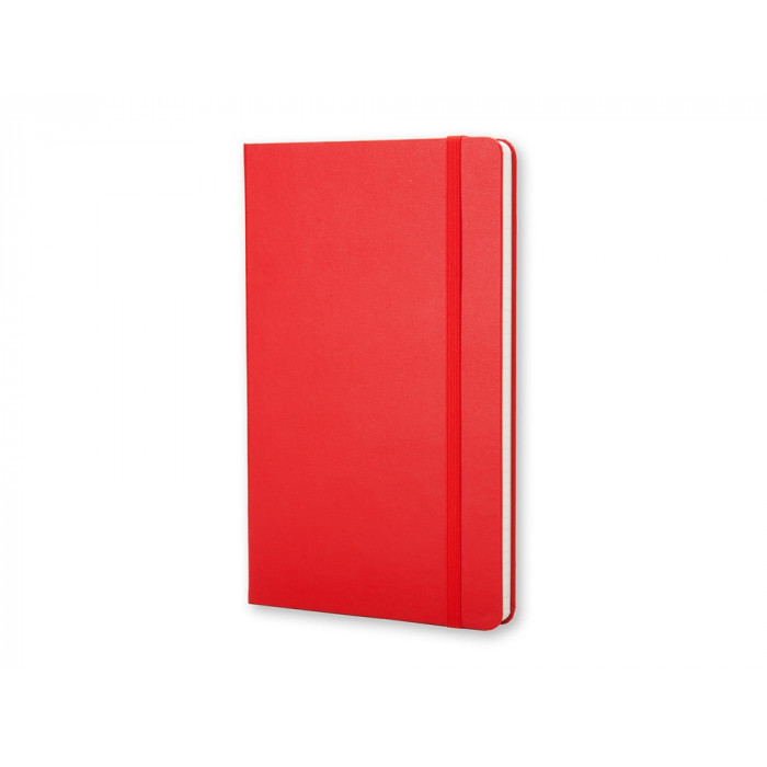 Записная книжка Moleskine Classic (в клетку) в твердой обложке, Large (13х21см), красный