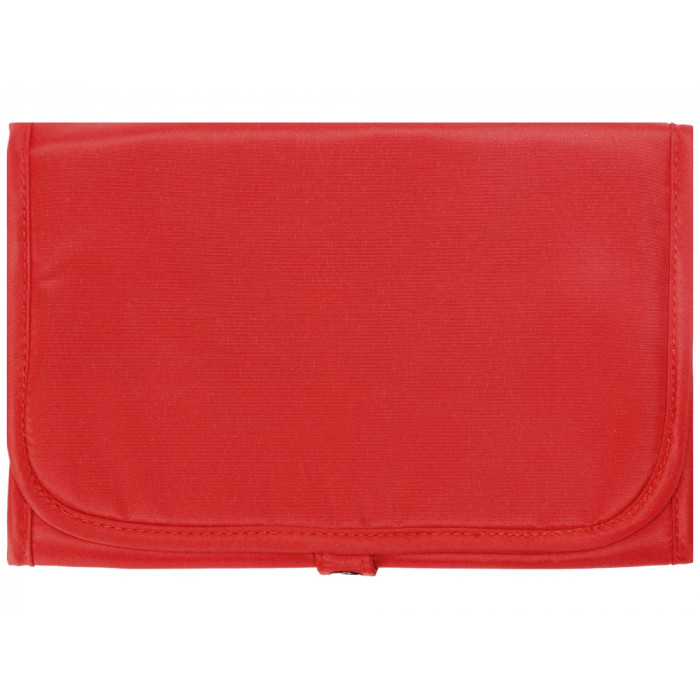 Несессер для путешествий со съемной косметичкой Flat, красный