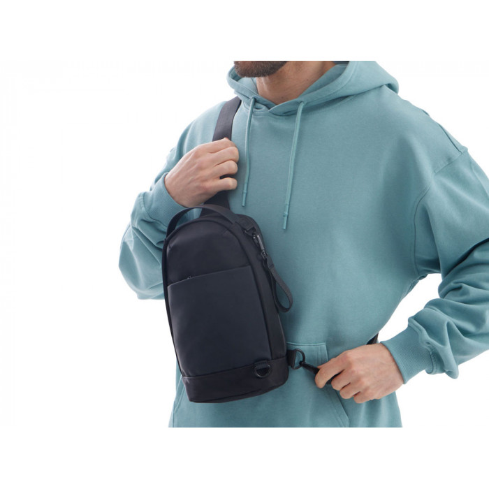 Рюкзак на одно плечо Silken, черный