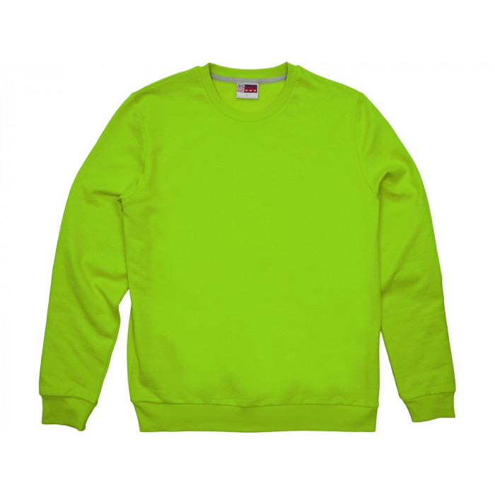 Свитшот Motion унисекс с начесом, зеленое яблоко