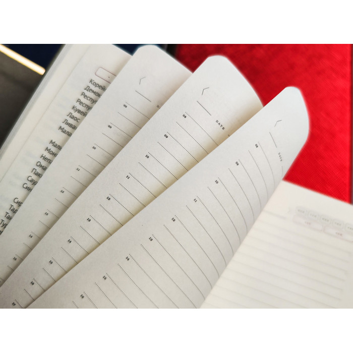 Ежедневник А5 недатированный Bridge, черный/серебристый