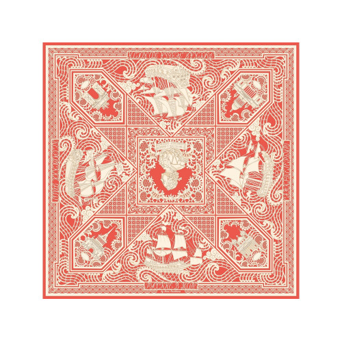 Платок Русская резьба по кости