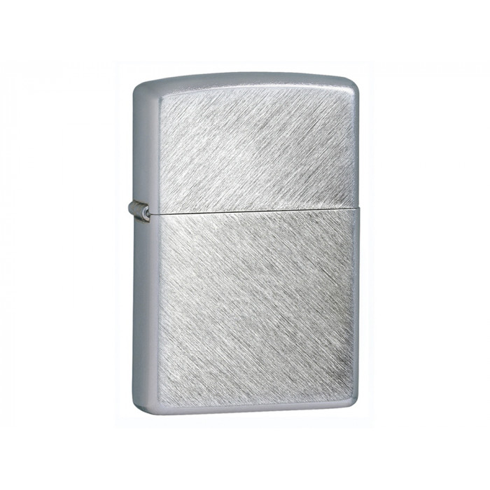 Зажигалка ZIPPO с покрытием Herringbone Sweep, латунь/сталь, серебристая, матовая, 38x13x57 мм