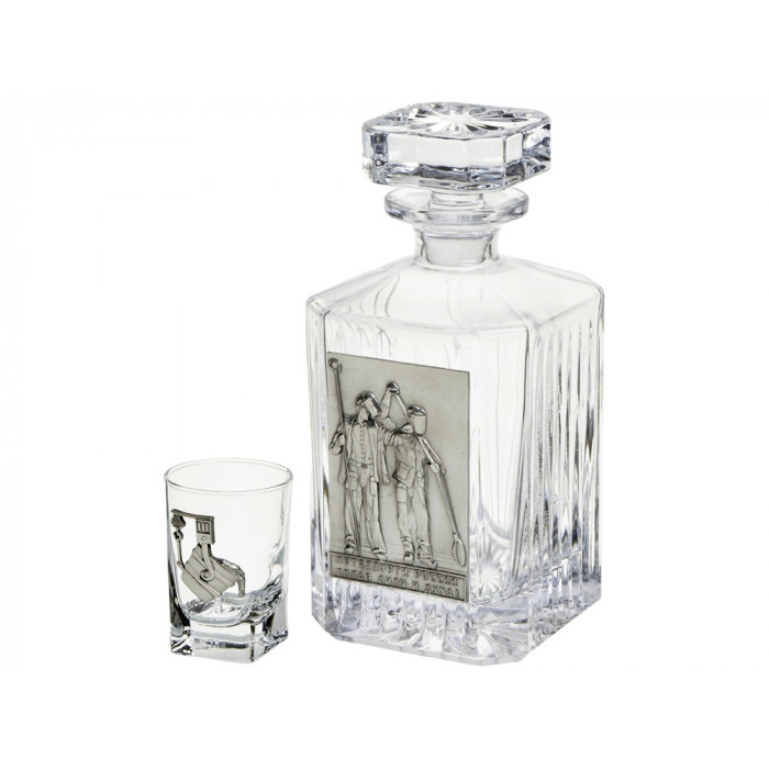 Набор со штофом МЕТАЛЛУРГИ