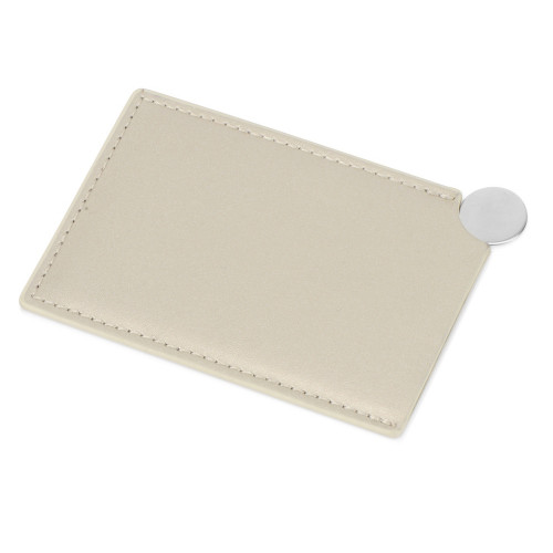 Зеркало в чехле Style, серебристый/бежевый (Р)