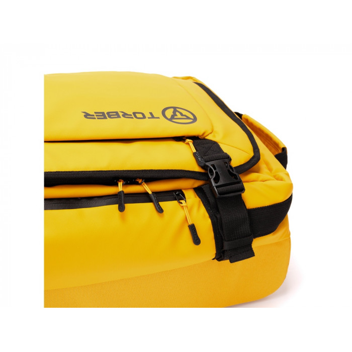 Сумка на колесах TORBER MOBI, желтый, полиэстер 900D с PU покрытием, 47 х 34 х 21,5 см, 32 л